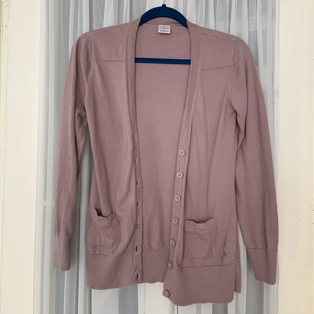 Fair Indigo Organic Boyfriend Cardigan